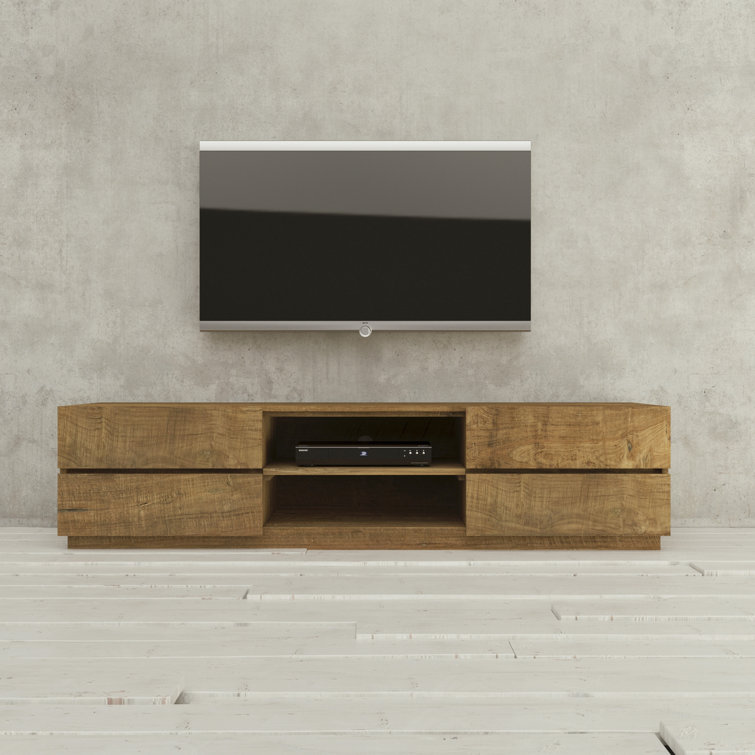 Latitude Run® Heusden Solid Wood TV Stand for TVs up to 85" & Reviews